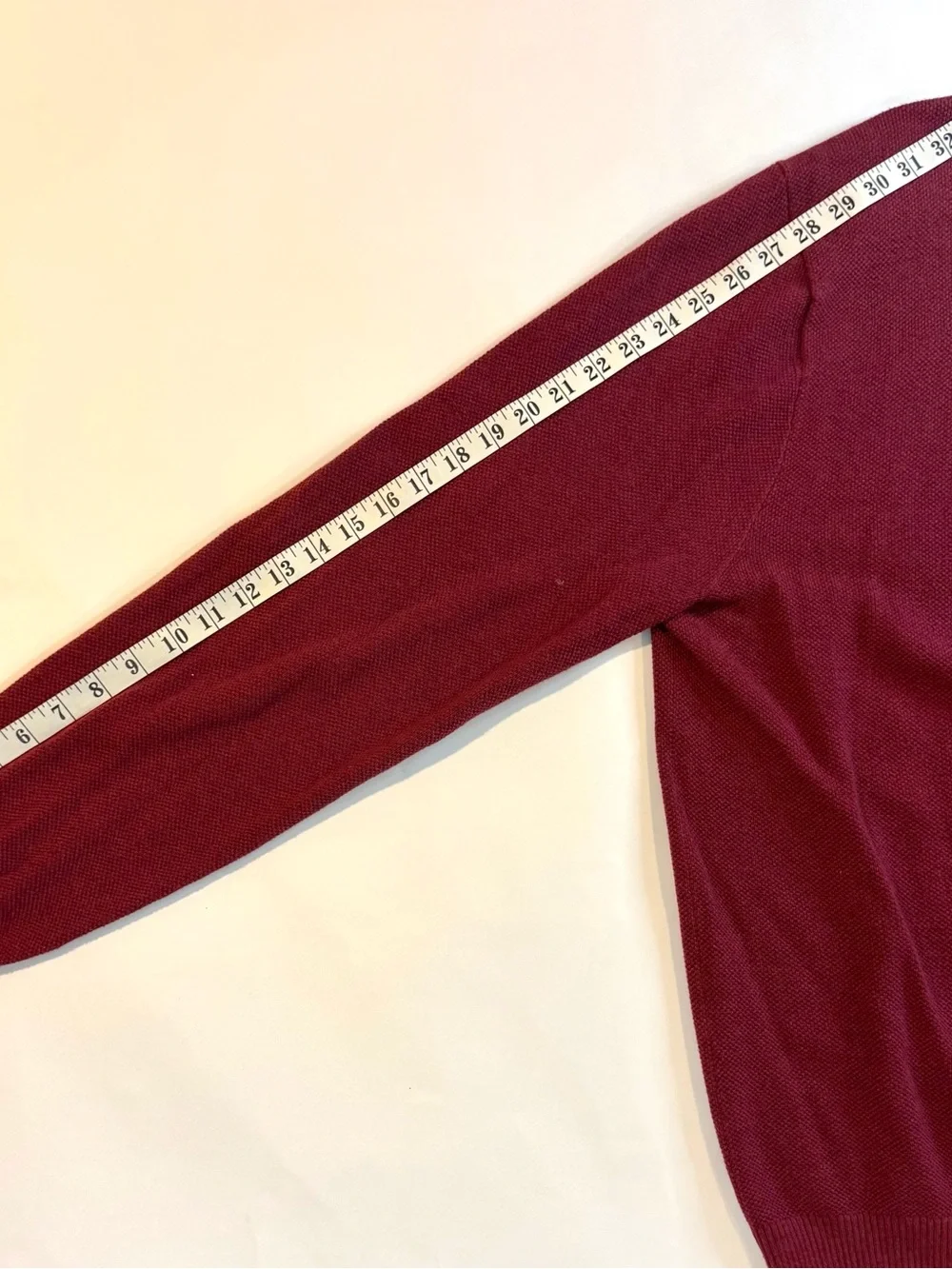 Brooks Brothers Quarter Zip Pullover Sweater Men’s Size XXL Burgundy Red